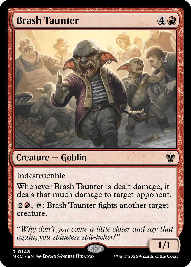 Brash Taunter [Murders at Karlov Manor Commander] - Magic: The Gathering - Card Brawlers | Quebec | Canada |
