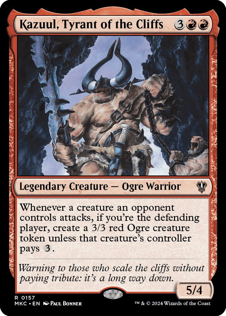 Kazuul, Tyrant of the Cliffs [Murders at Karlov Manor Commander] - Magic: The Gathering - Card Brawlers | Quebec | Canada |