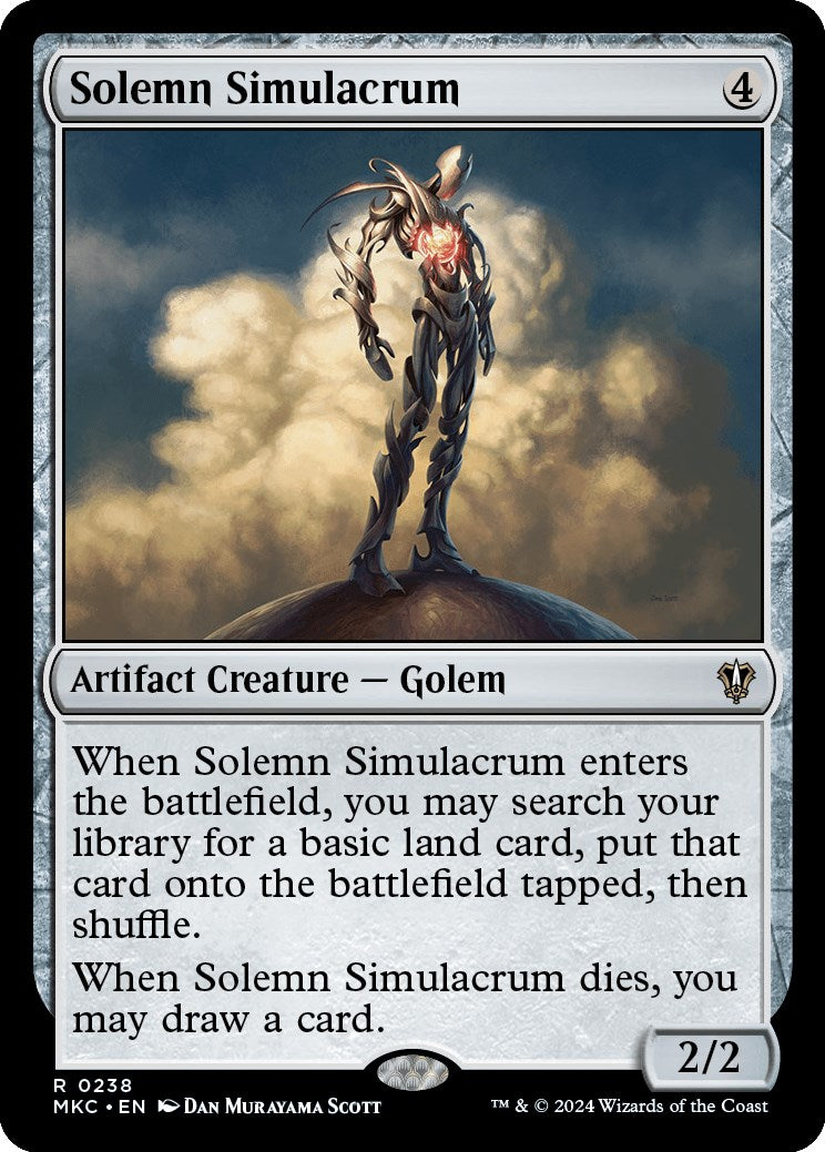 Solemn Simulacrum [Murders at Karlov Manor Commander] - Magic: The Gathering - Card Brawlers | Quebec | Canada |