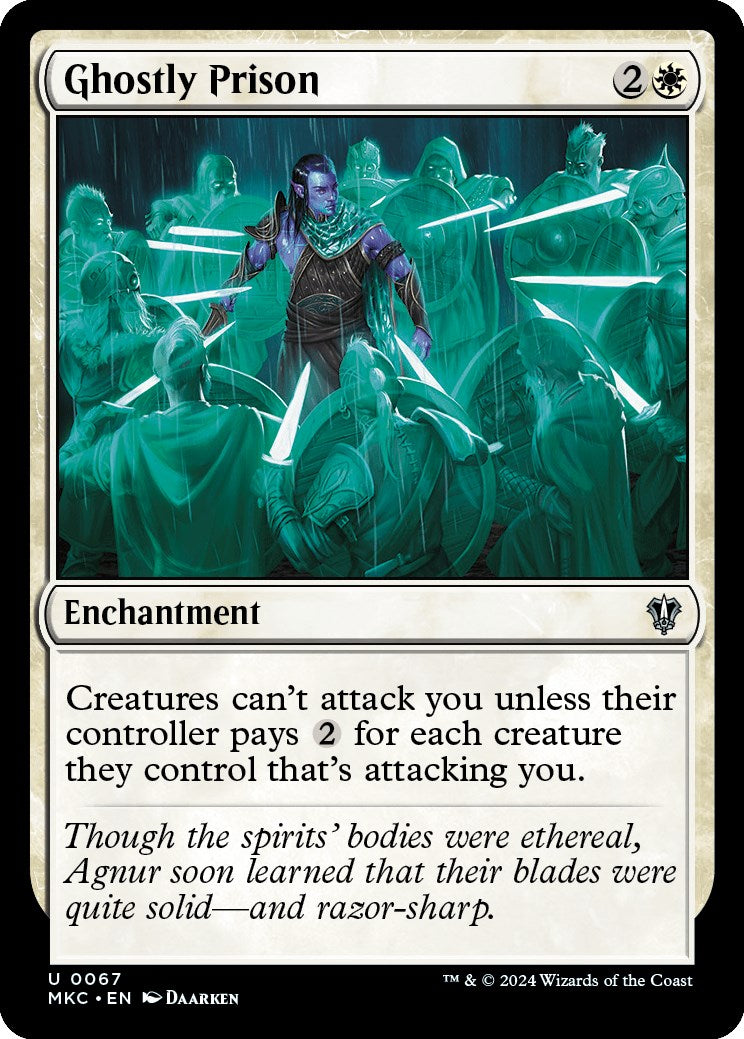 Ghostly Prison [Murders at Karlov Manor Commander] - Magic: The Gathering - Card Brawlers | Quebec | Canada |