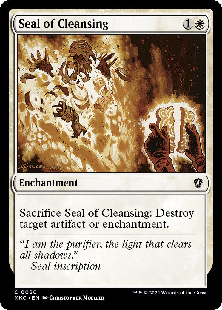 Seal of Cleansing [Murders at Karlov Manor Commander] - Magic: The Gathering - Card Brawlers | Quebec | Canada |