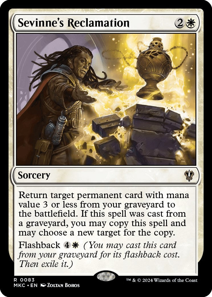 Sevinne's Reclamation [Murders at Karlov Manor Commander] - Magic: The Gathering - Card Brawlers | Quebec | Canada |
