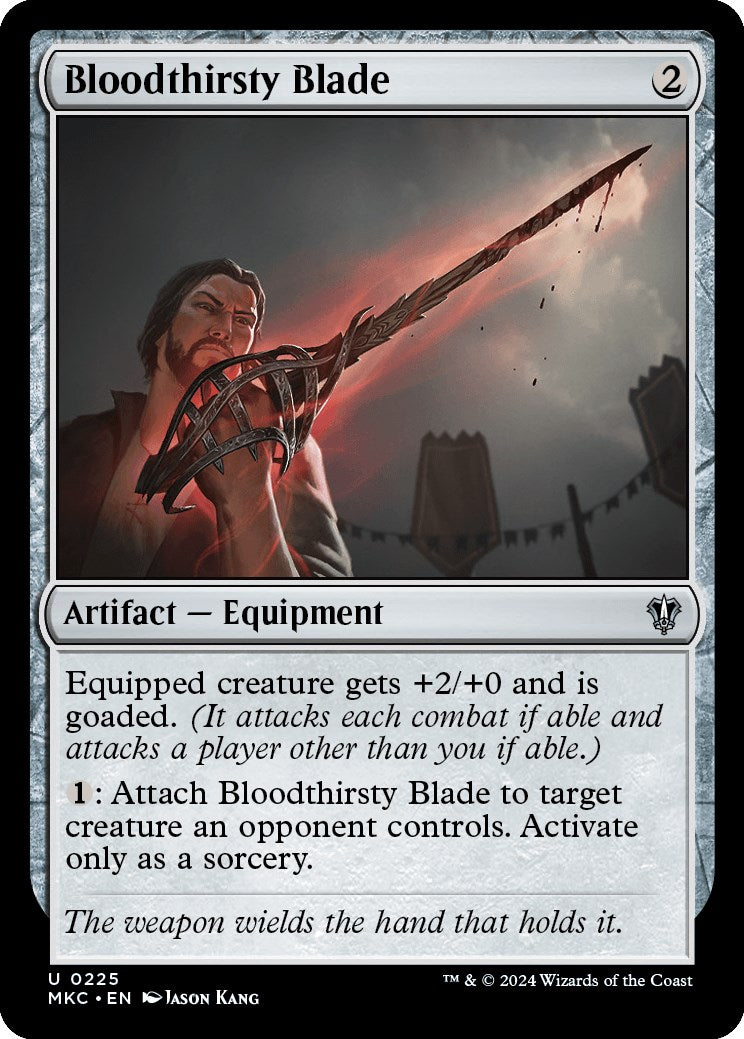 Bloodthirsty Blade [Murders at Karlov Manor Commander] - Magic: The Gathering - Card Brawlers | Quebec | Canada |