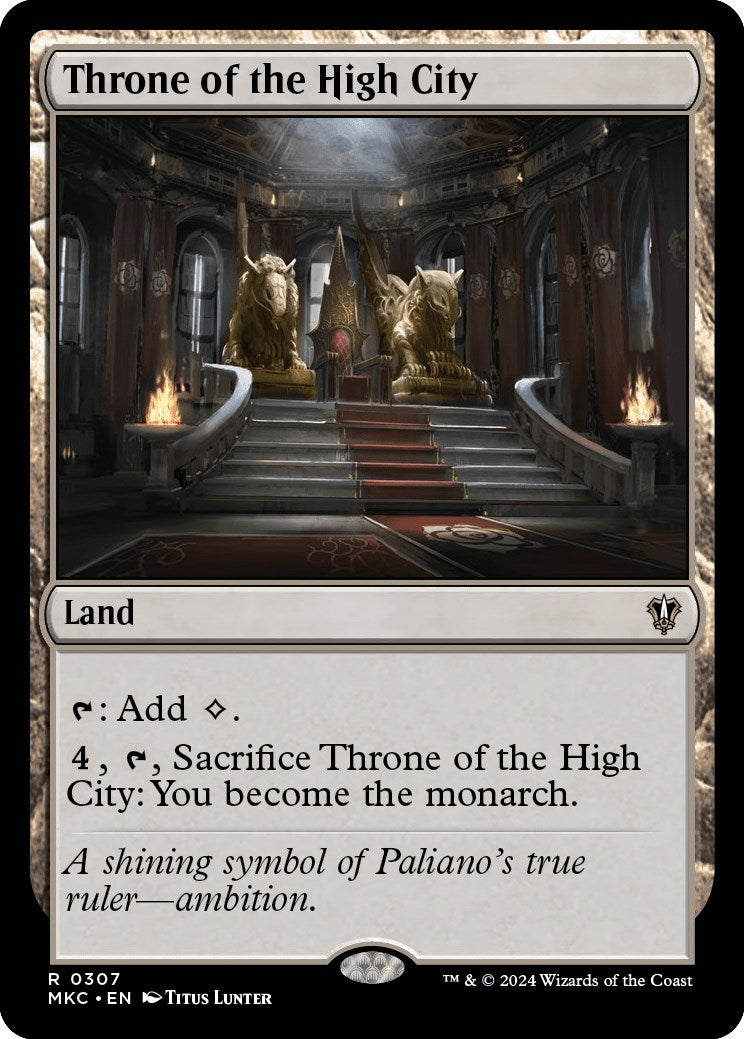 Throne of the High City [Murders at Karlov Manor Commander] - Magic: The Gathering - Card Brawlers | Quebec | Canada |