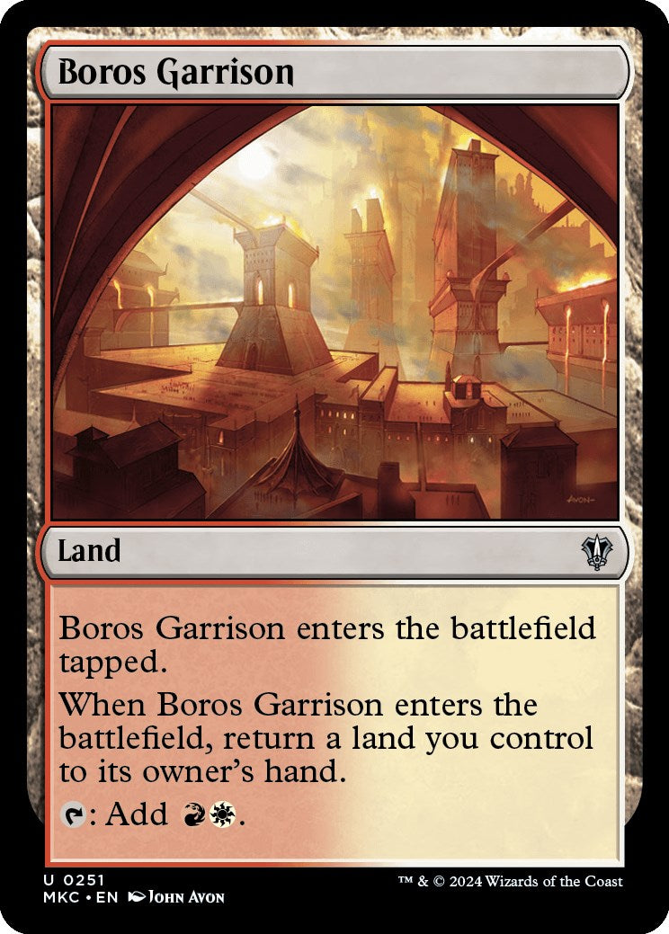 Boros Garrison [Murders at Karlov Manor Commander] - Magic: The Gathering - Card Brawlers | Quebec | Canada |