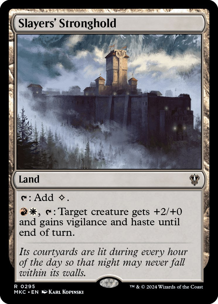 Slayers' Stronghold [Murders at Karlov Manor Commander] - Magic: The Gathering - Card Brawlers | Quebec | Canada |
