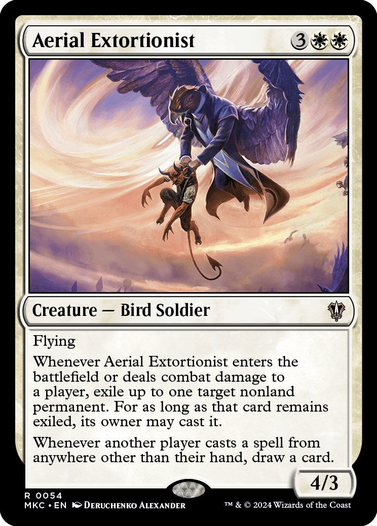 Aerial Extortionist [Murders at Karlov Manor Commander] - Magic: The Gathering - Card Brawlers | Quebec | Canada |
