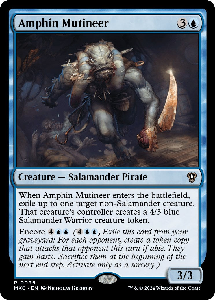 Amphin Mutineer [Murders at Karlov Manor Commander] - Magic: The Gathering - Card Brawlers | Quebec | Canada |