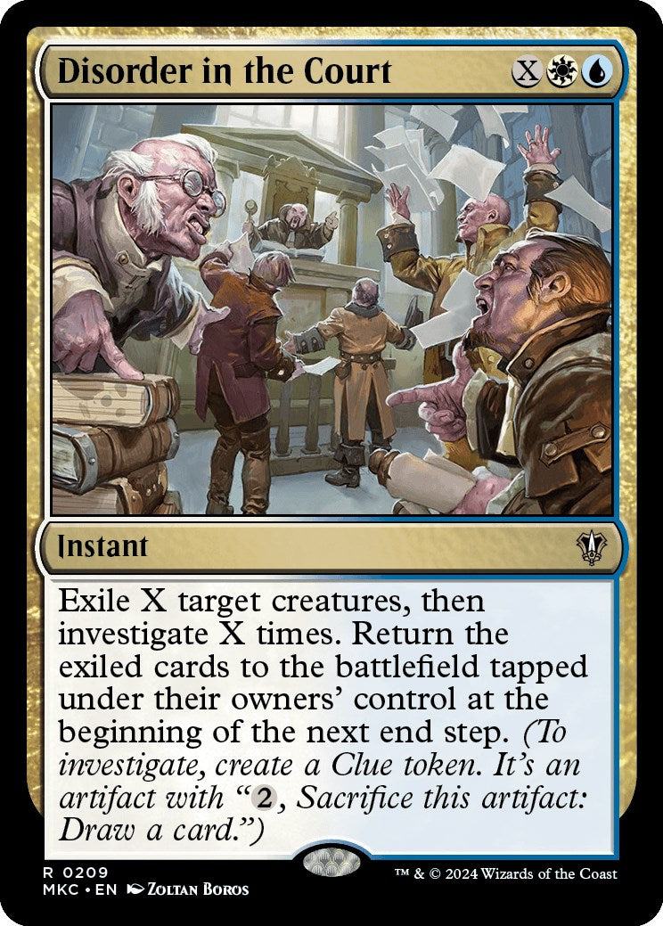 Disorder in the Court [Murders at Karlov Manor Commander] - Magic: The Gathering - Card Brawlers | Quebec | Canada |