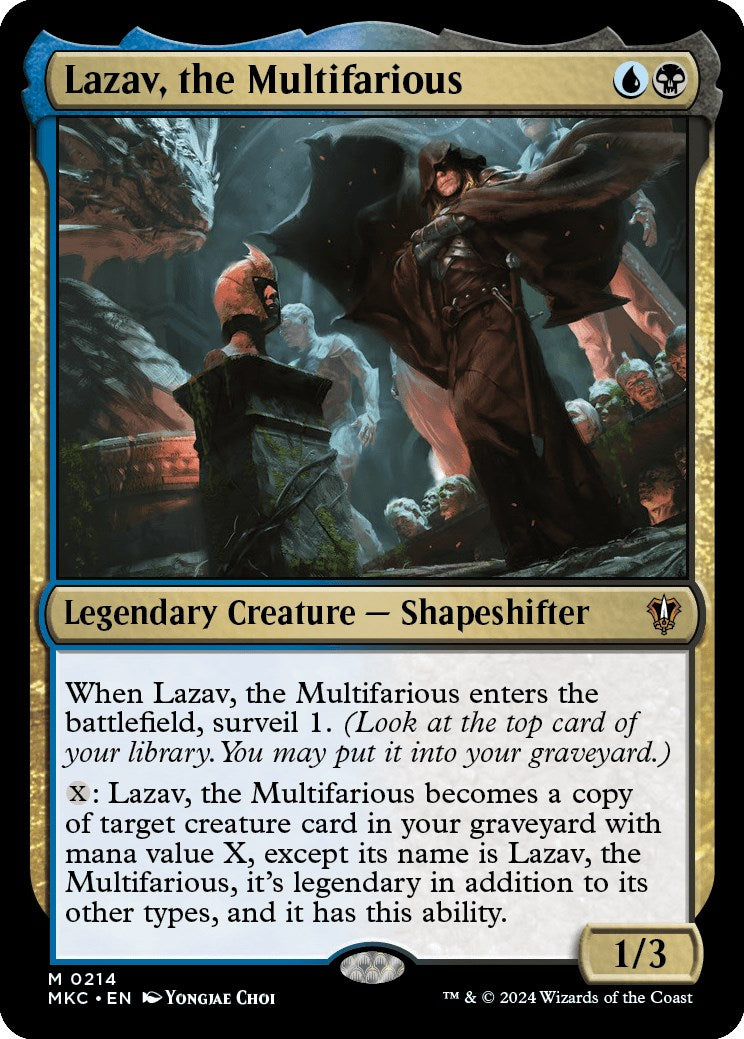 Lazav, the Multifarious [Murders at Karlov Manor Commander] - Magic: The Gathering - Card Brawlers | Quebec | Canada |