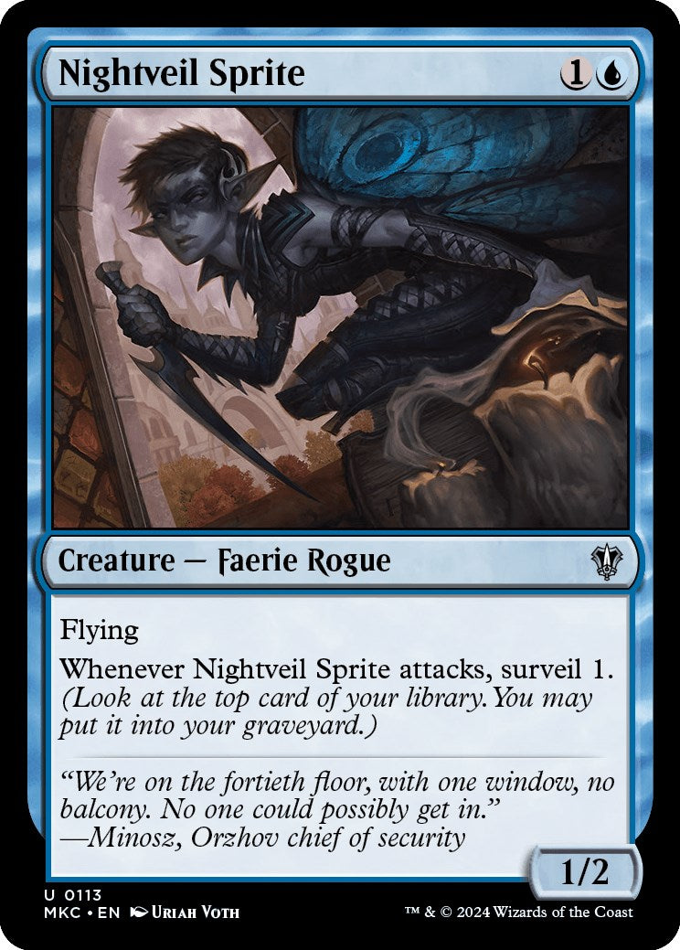 Nightveil Sprite [Murders at Karlov Manor Commander] - Magic: The Gathering - Card Brawlers | Quebec | Canada |