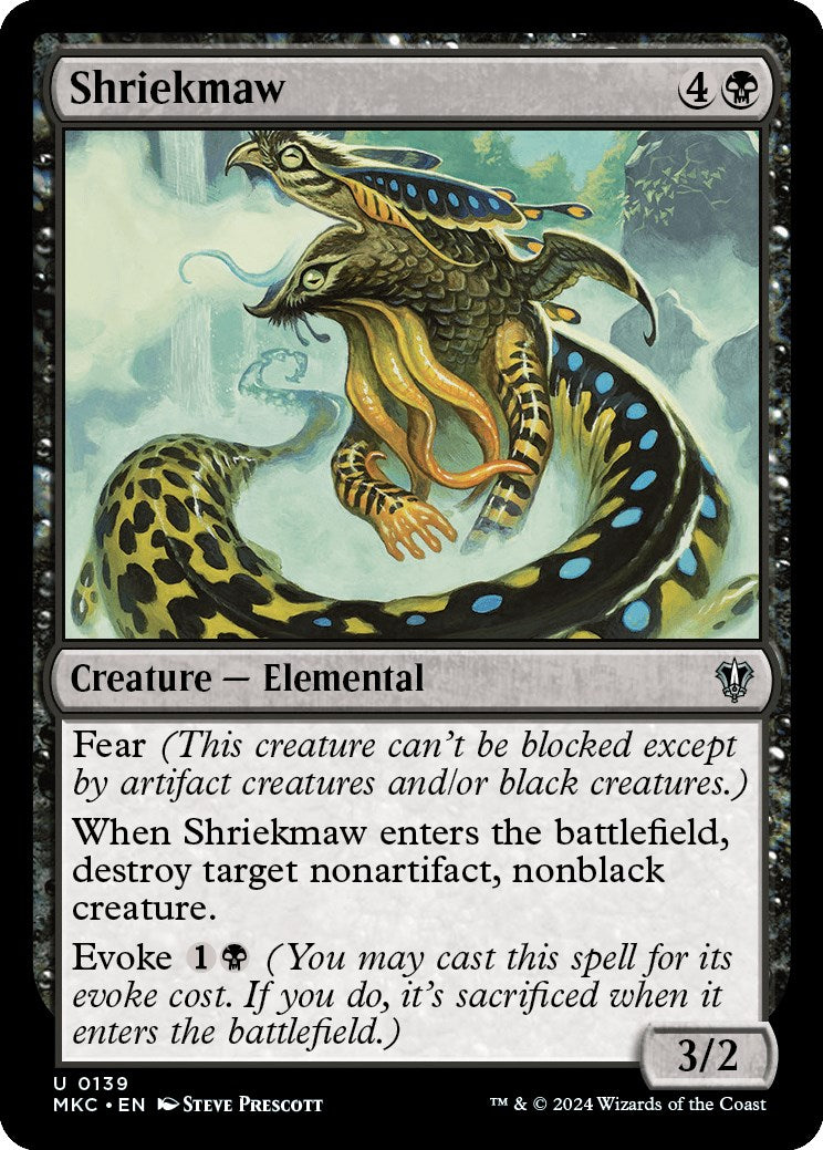 Shriekmaw [Murders at Karlov Manor Commander] - Magic: The Gathering - Card Brawlers | Quebec | Canada |