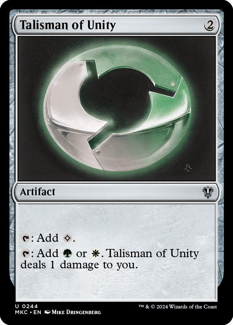 Talisman of Unity [Murders at Karlov Manor Commander] - Magic: The Gathering - Card Brawlers | Quebec | Canada |