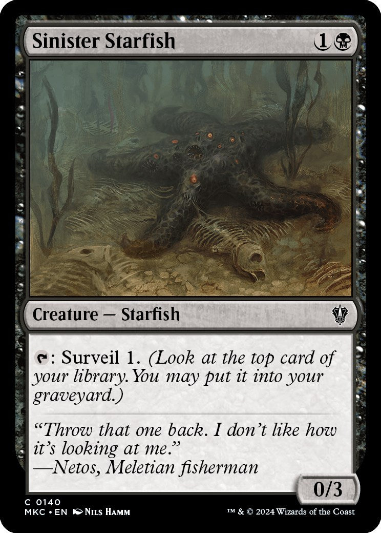 Sinister Starfish [Murders at Karlov Manor Commander] - Magic: The Gathering - Card Brawlers | Quebec | Canada |