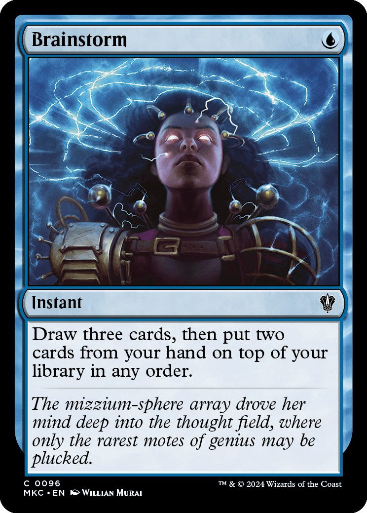 Brainstorm [Murders at Karlov Manor Commander] - Magic: The Gathering - Card Brawlers | Quebec | Canada |