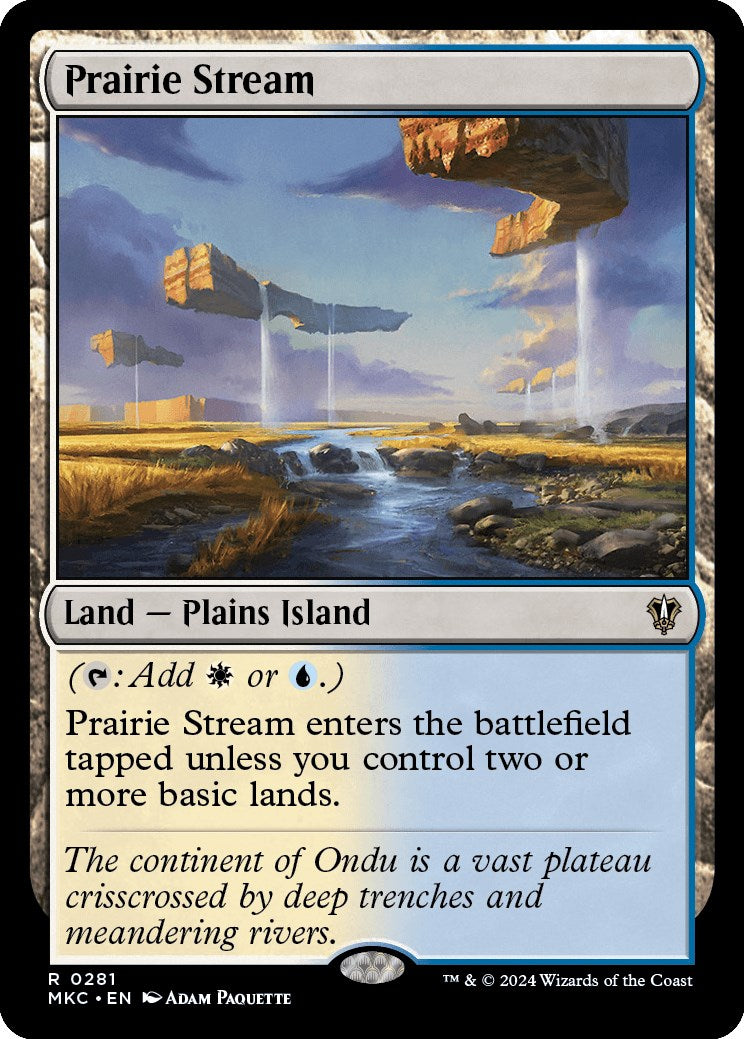 Prairie Stream [Murders at Karlov Manor Commander] - Magic: The Gathering - Card Brawlers | Quebec | Canada |