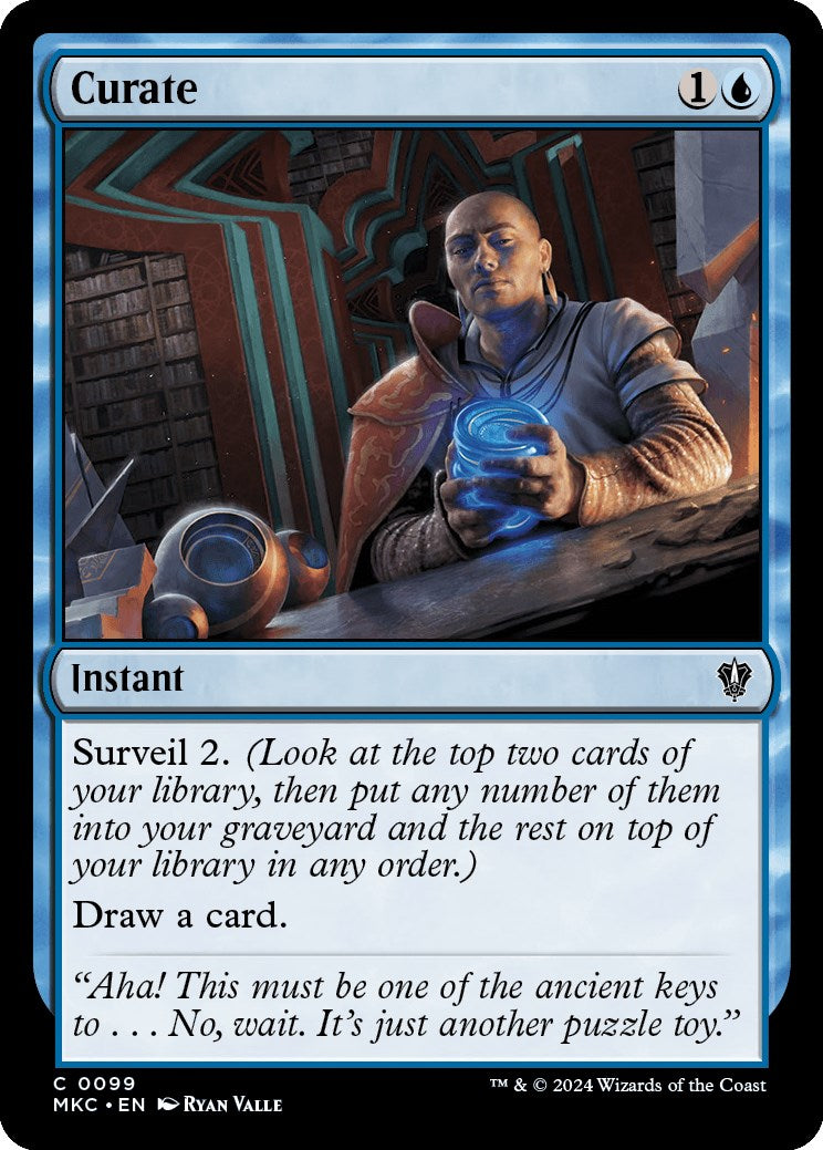 Curate [Murders at Karlov Manor Commander] - Magic: The Gathering - Card Brawlers | Quebec | Canada |