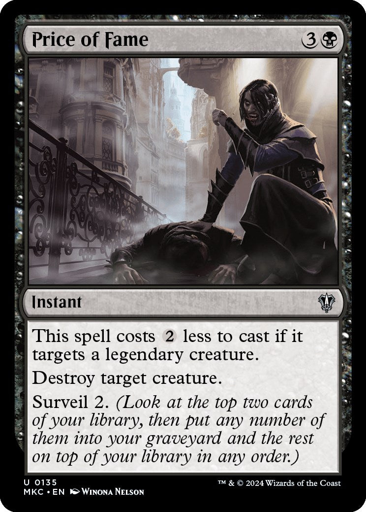 Price of Fame [Murders at Karlov Manor Commander] - Magic: The Gathering - Card Brawlers | Quebec | Canada |