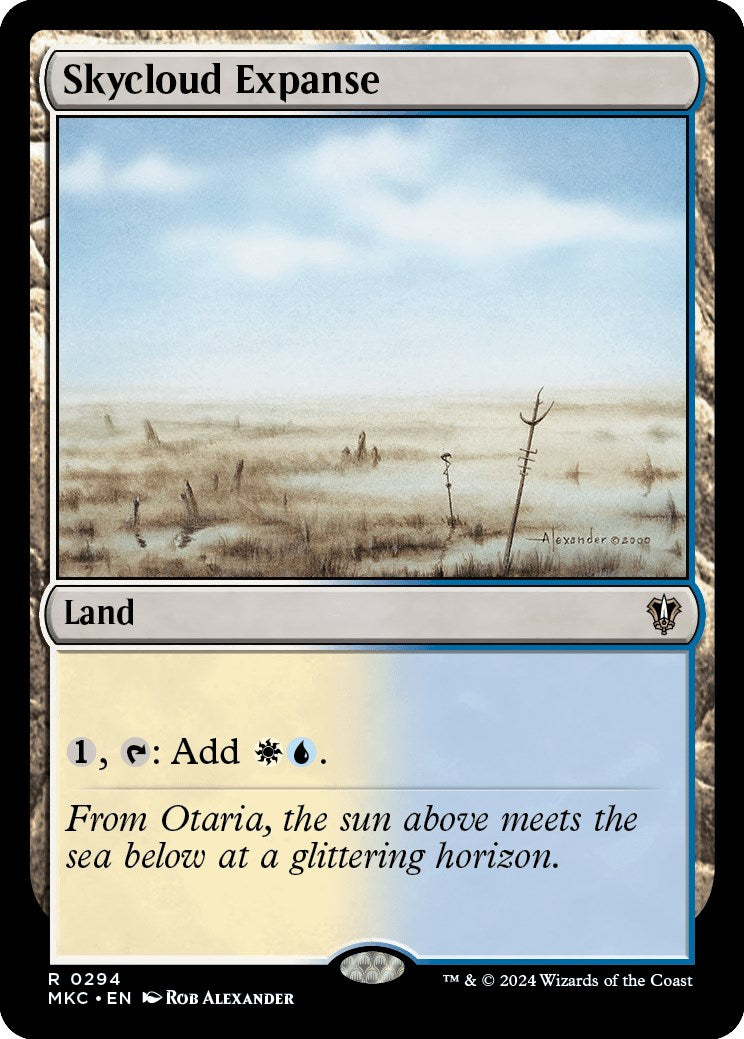 Skycloud Expanse [Murders at Karlov Manor Commander] - Magic: The Gathering - Card Brawlers | Quebec | Canada |