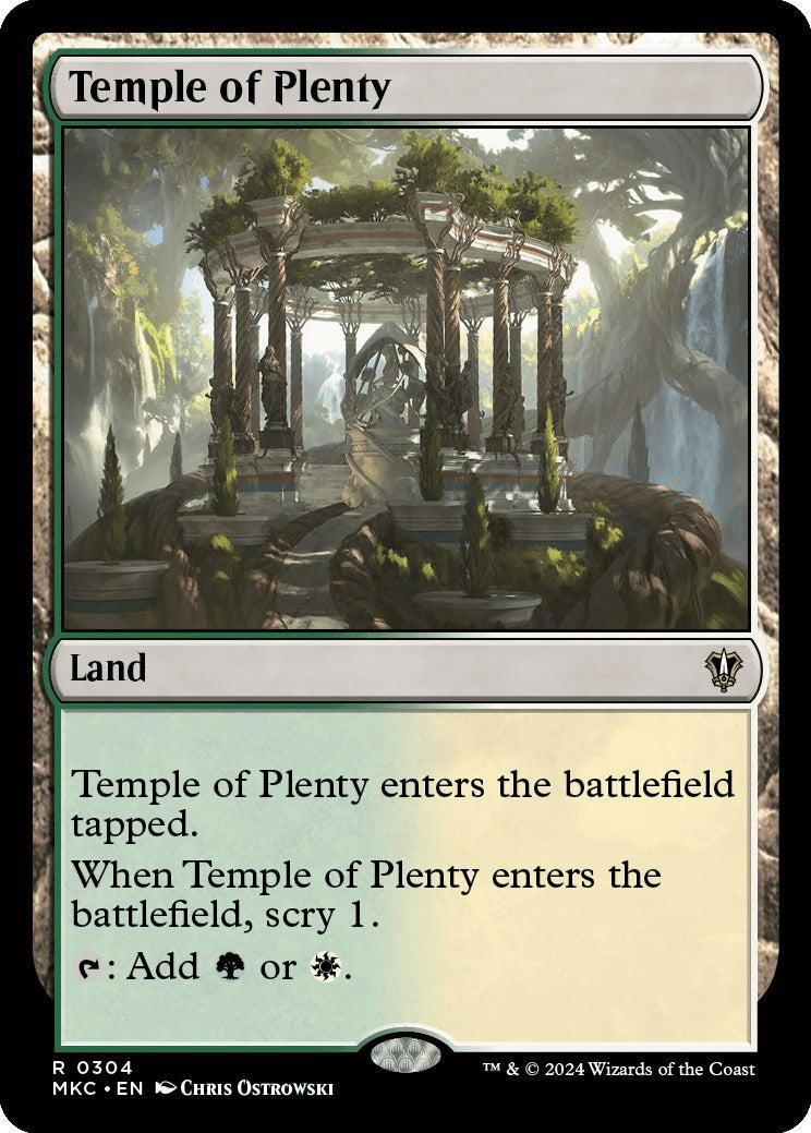 Temple of Plenty [Murders at Karlov Manor Commander] - Magic: The Gathering - Card Brawlers | Quebec | Canada |