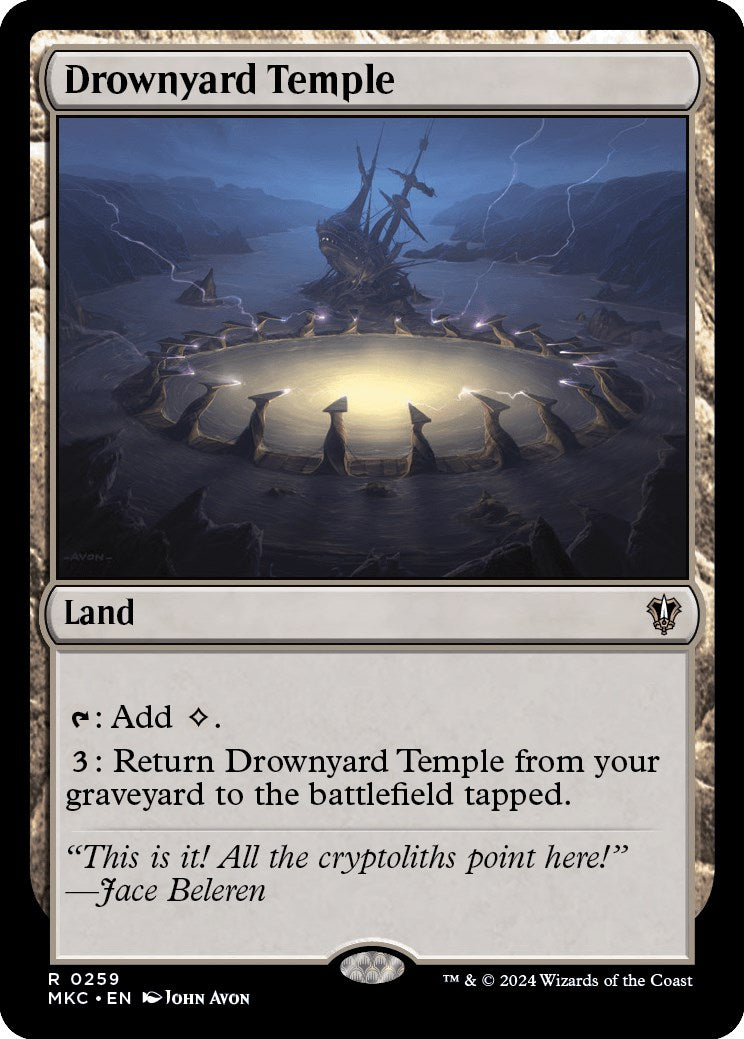 Drownyard Temple [Murders at Karlov Manor Commander] - Magic: The Gathering - Card Brawlers | Quebec | Canada |