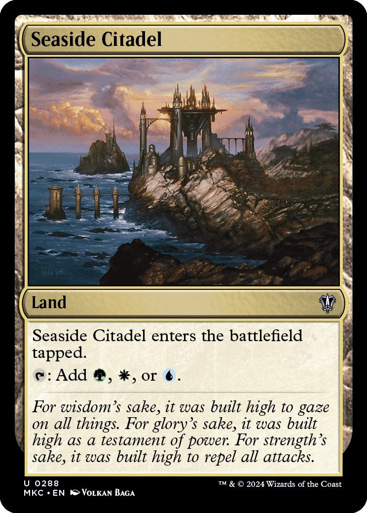 Seaside Citadel [Murders at Karlov Manor Commander] - Magic: The Gathering - Card Brawlers | Quebec | Canada |