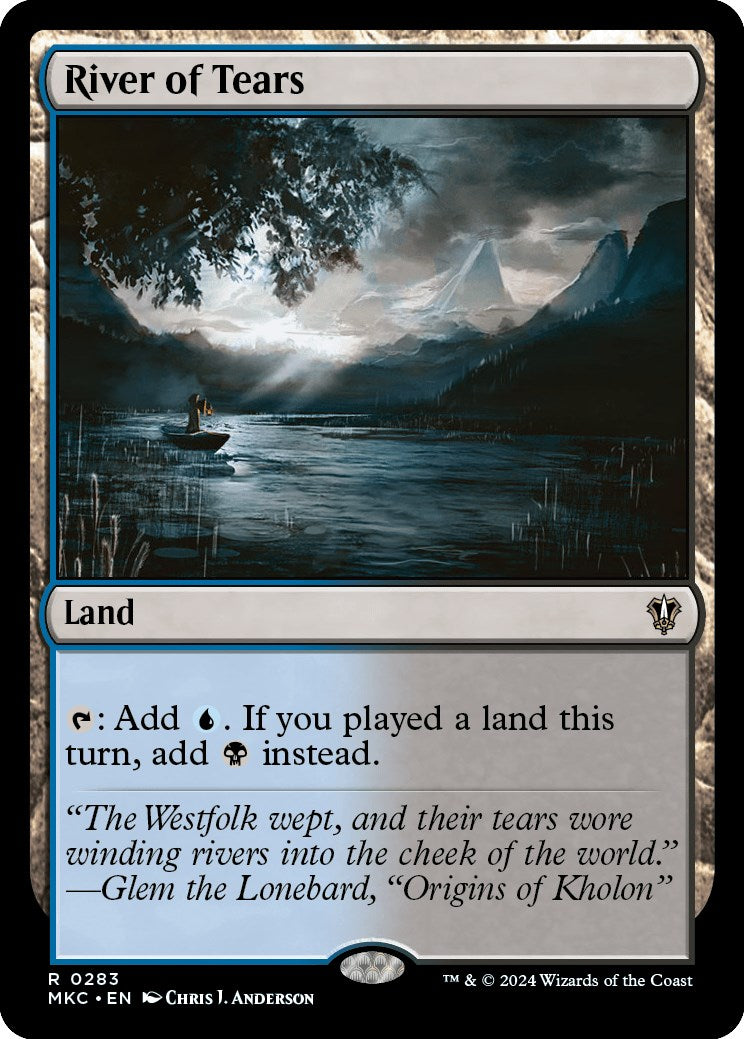 River of Tears [Murders at Karlov Manor Commander] - Magic: The Gathering - Card Brawlers | Quebec | Canada |