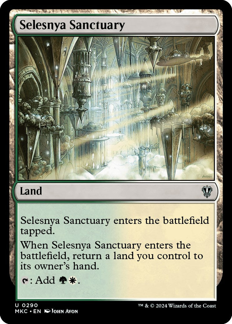 Selesnya Sanctuary [Murders at Karlov Manor Commander] - Magic: The Gathering - Card Brawlers | Quebec | Canada |