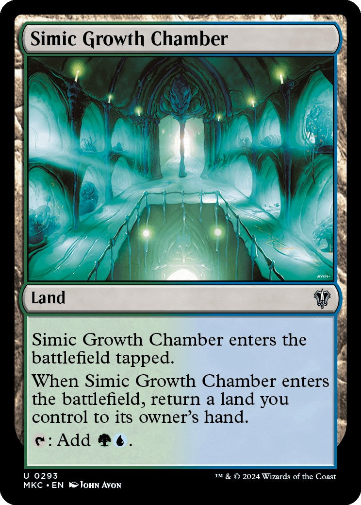 Simic Growth Chamber [Murders at Karlov Manor Commander] - Magic: The Gathering - Card Brawlers | Quebec | Canada |