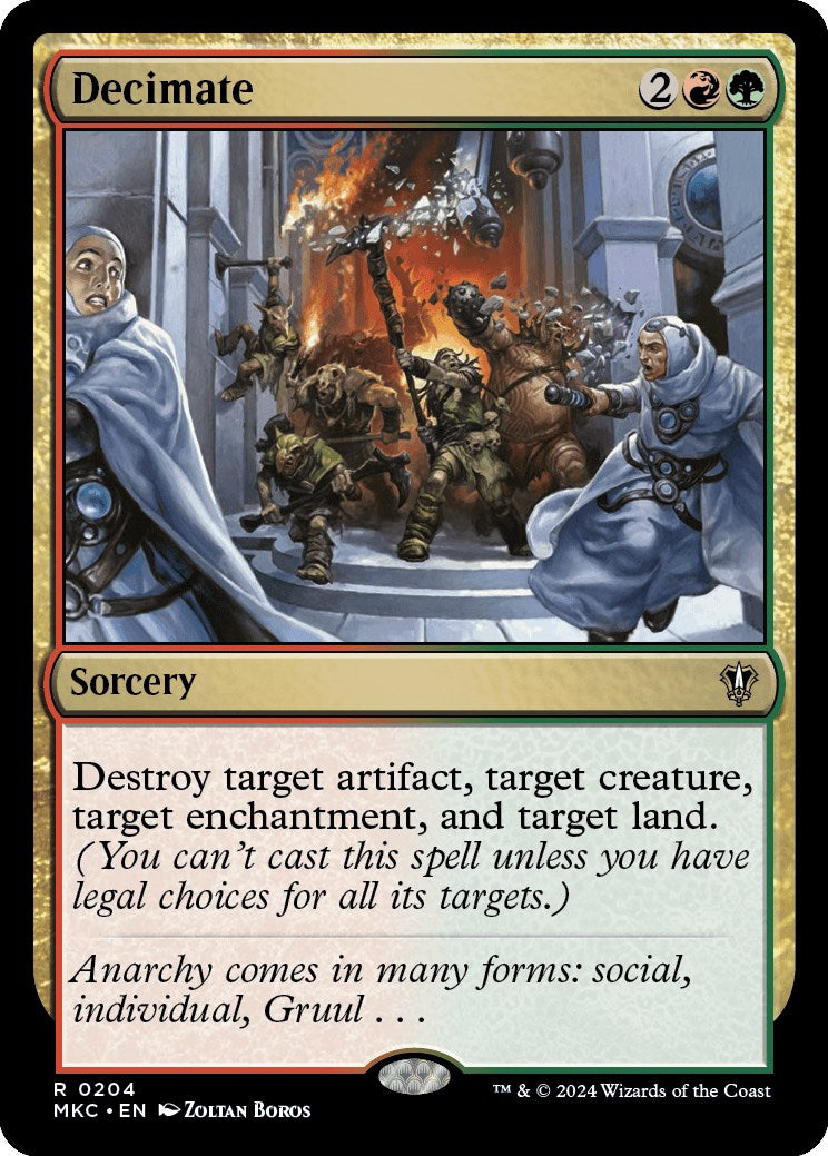Decimate [Murders at Karlov Manor Commander] - Magic: The Gathering - Card Brawlers | Quebec | Canada |