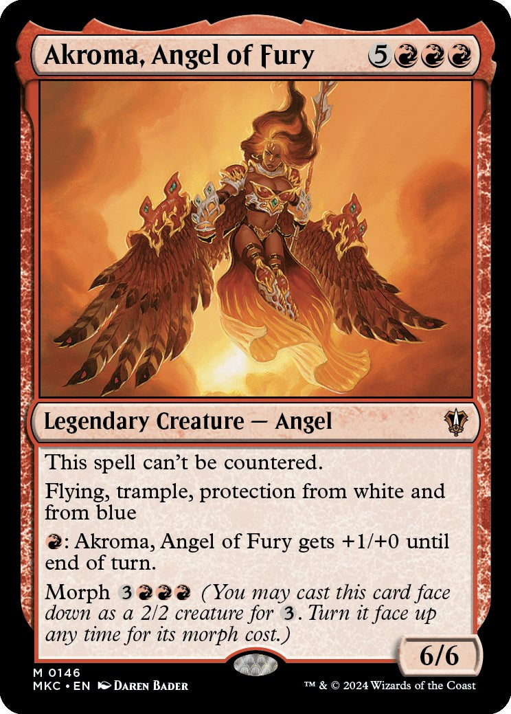 Akroma, Angel of Fury [Murders at Karlov Manor Commander] - Magic: The Gathering - Card Brawlers | Quebec | Canada |
