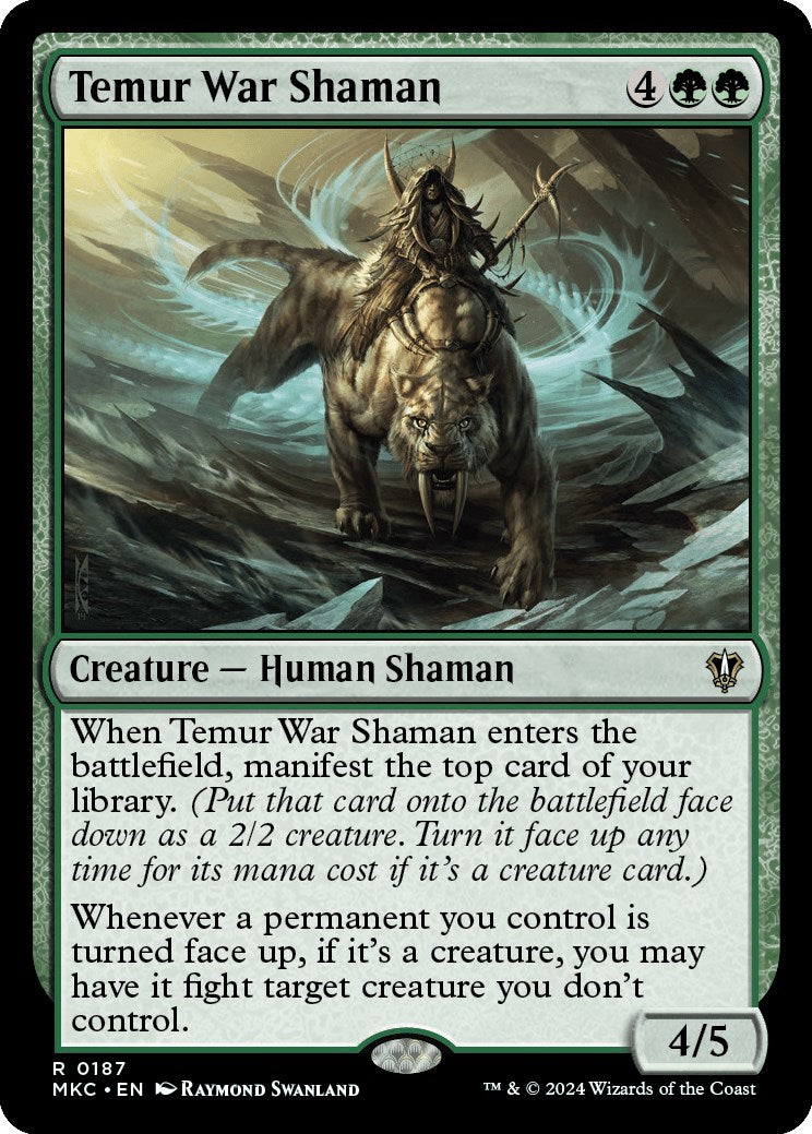 Temur War Shaman [Murders at Karlov Manor Commander] - Magic: The Gathering - Card Brawlers | Quebec | Canada |
