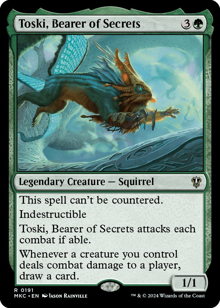 Toski, Bearer of Secrets [Murders at Karlov Manor Commander] - Magic: The Gathering - Card Brawlers | Quebec | Canada |