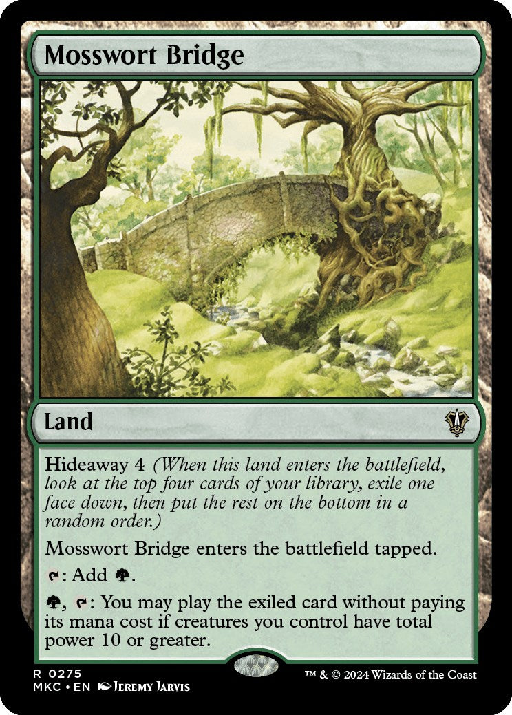 Mosswort Bridge [Murders at Karlov Manor Commander] - Magic: The Gathering - Card Brawlers | Quebec | Canada |