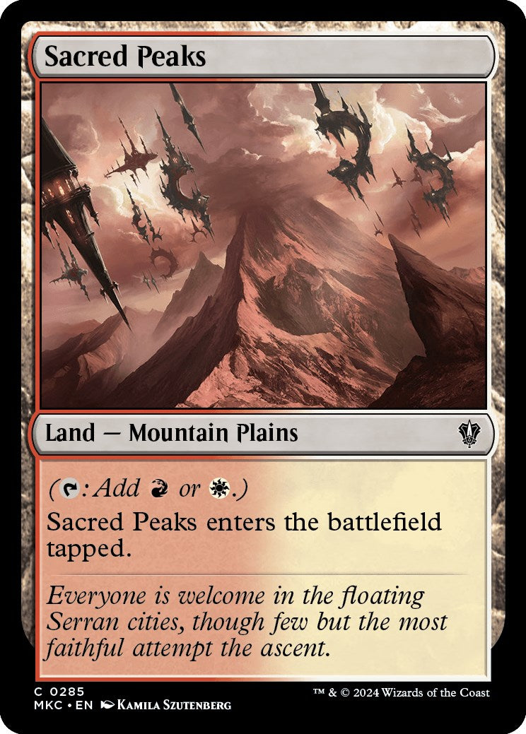 Sacred Peaks [Murders at Karlov Manor Commander] - Magic: The Gathering - Card Brawlers | Quebec | Canada |