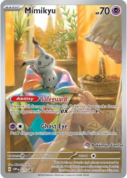 Mimikyu (SVP075)(Pokemon Center Exclusive) [Scarlet & Violet: Black Star Promos] - Pokémon - Card Brawlers | Quebec | Canada |