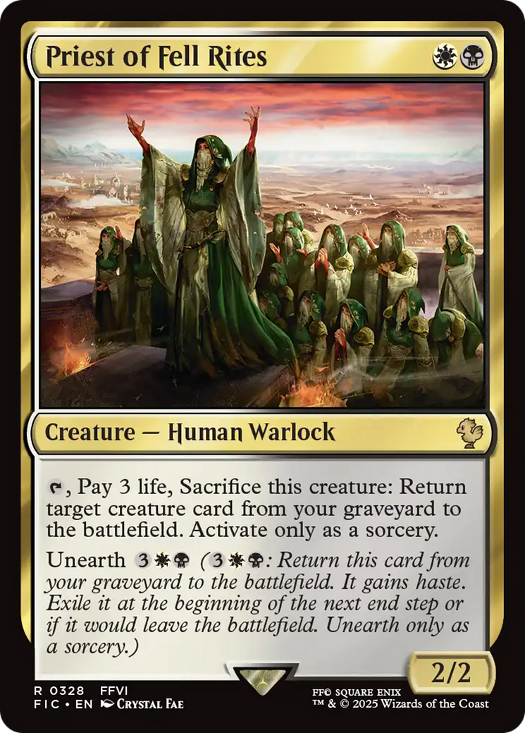 Priest of Fell Rites [FINAL FANTASY Commander] - Magic: The Gathering - Card Brawlers | Quebec | Canada |