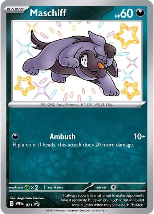 Maschiff (SVP071) [Scarlet & Violet: Black Star Promos] - Pokémon - Card Brawlers | Quebec | Canada |