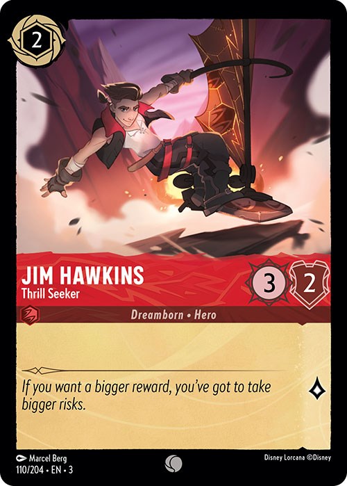 Jim Hawkins - Thrill Seeker (110/204) [Into the Inklands] - Card Brawlers | Quebec | Canada | Yu-Gi-Oh!