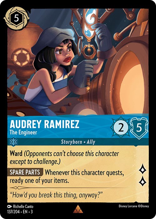 Audrey Ramirez - The Engineer (137/204) [Into the Inklands] - Card Brawlers | Quebec | Canada | Yu-Gi-Oh!
