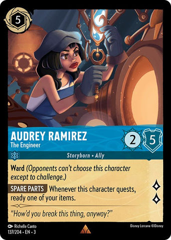 Audrey Ramirez - The Engineer (137/204) [Into the Inklands] - Card Brawlers | Quebec | Canada | Yu-Gi-Oh!