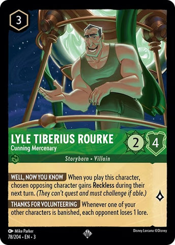 Lyle Tiberius Rourke - Cunning Mercenary (78/204) [Into the Inklands] - Card Brawlers | Quebec | Canada | Yu-Gi-Oh!