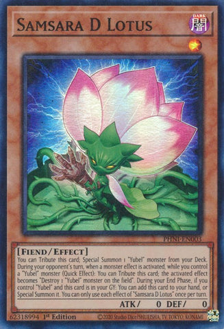 Samsara D Lotus [PHNI-EN003] Super Rare - Card Brawlers | Quebec | Canada | Yu-Gi-Oh!