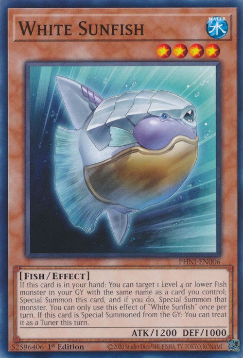 White Sunfish [PHNI-EN006] Common - Card Brawlers | Quebec | Canada | Yu-Gi-Oh!