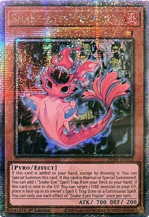 Snake-Eyes Poplar [PHNI-EN012] Quarter Century Secret Rare - Yu-Gi-Oh! - Card Brawlers | Quebec | Canada |