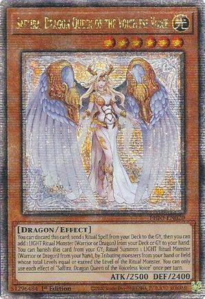 Saffira, Dragon Queen of the Voiceless Voice [PHNI-EN020] Quarter Century Secret Rare - Yu-Gi-Oh! - Card Brawlers | Quebec | Canada |