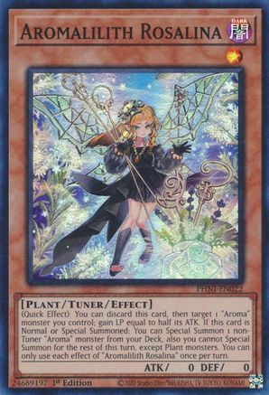 Aromalilith Rosalina [PHNI-EN022] Super Rare - Yu-Gi-Oh! - Card Brawlers | Quebec | Canada |