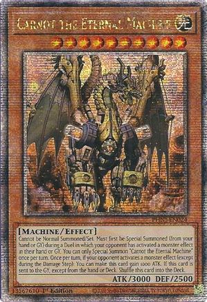 Carnot the Eternal Machine [PHNI-EN024] Quarter Century Secret Rare - Yu-Gi-Oh! - Card Brawlers | Quebec | Canada |