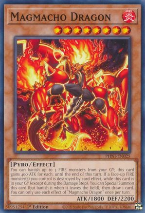 Magmacho Dragon [PHNI-EN025] Common - Yu-Gi-Oh! - Card Brawlers | Quebec | Canada |