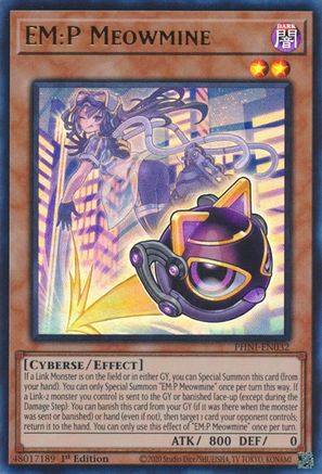 EM:P Meowmine [PHNI-EN032] Ultra Rare - Yu-Gi-Oh! - Card Brawlers | Quebec | Canada |